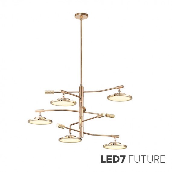 Loft Industry Modern - Cranes Chandelier